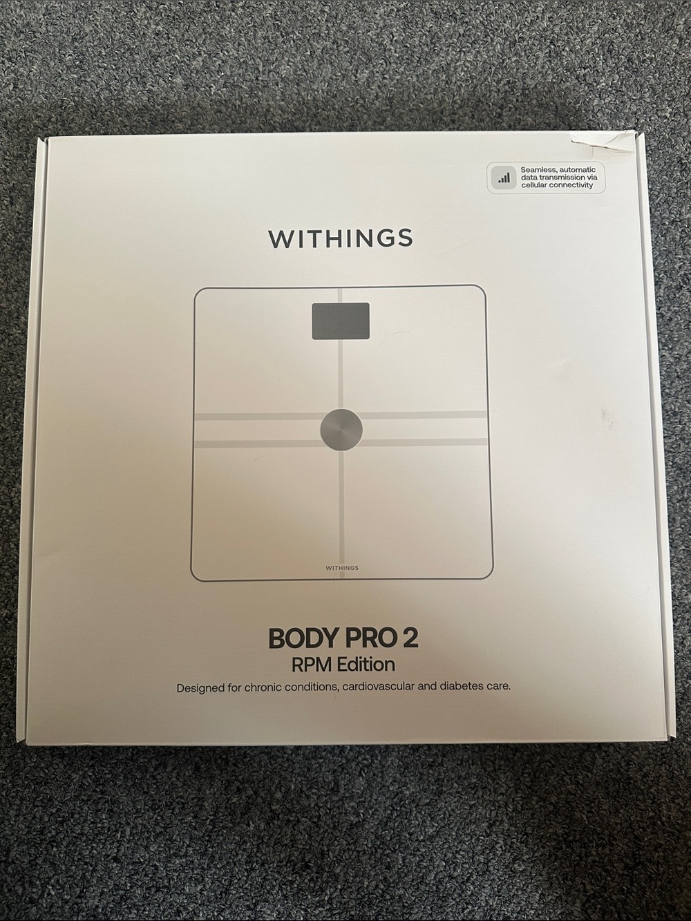 Withings Body Pro 2 RPM Edition Smart Scale - Black WBS14